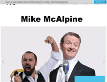 Tablet Screenshot of mikemcalpine.com